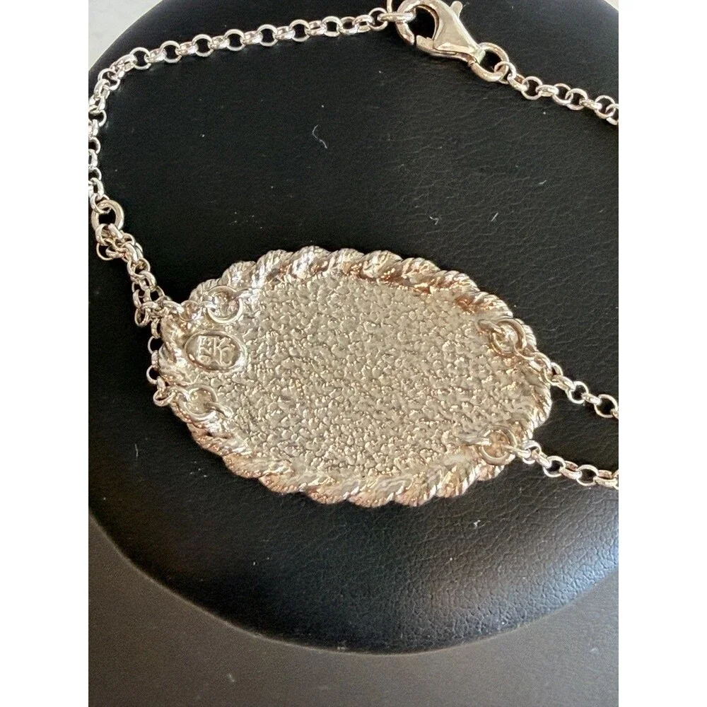 VTG RARE 925 Silver Emma Smith Do Something Extraordinary Bracelet 1842 Lds